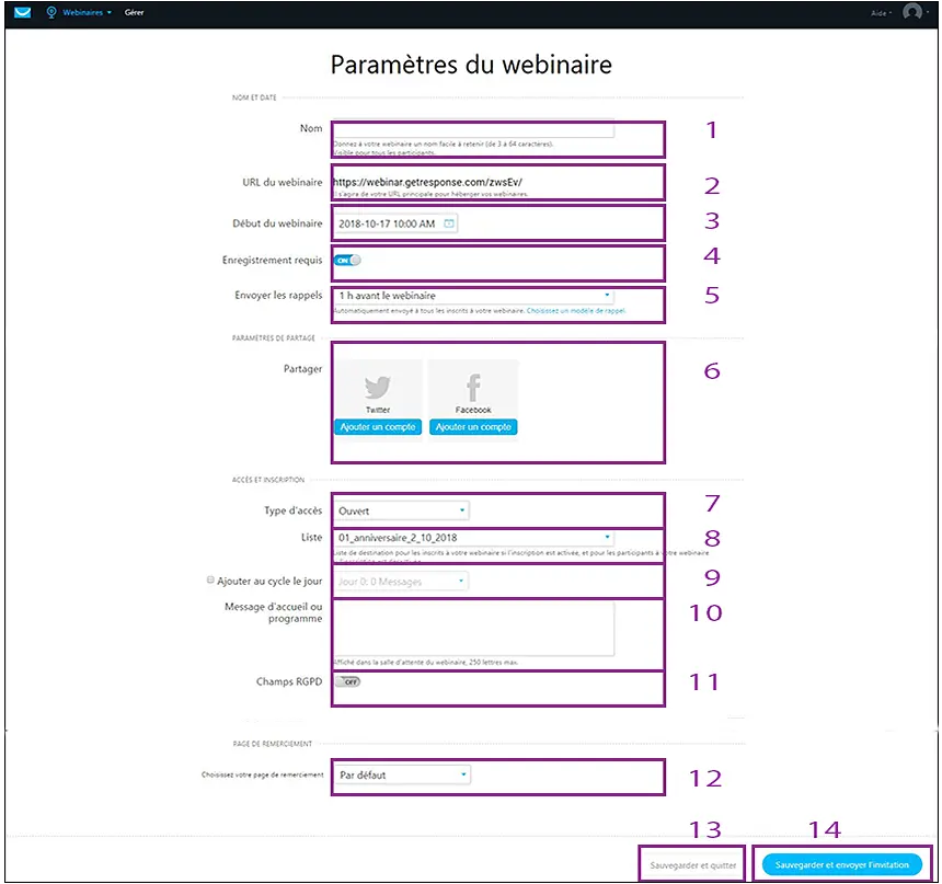 webinaires webinars Getresponse