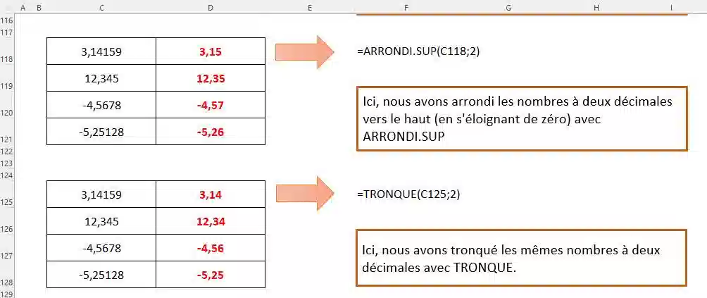 arguments fonction recherrcheh excel