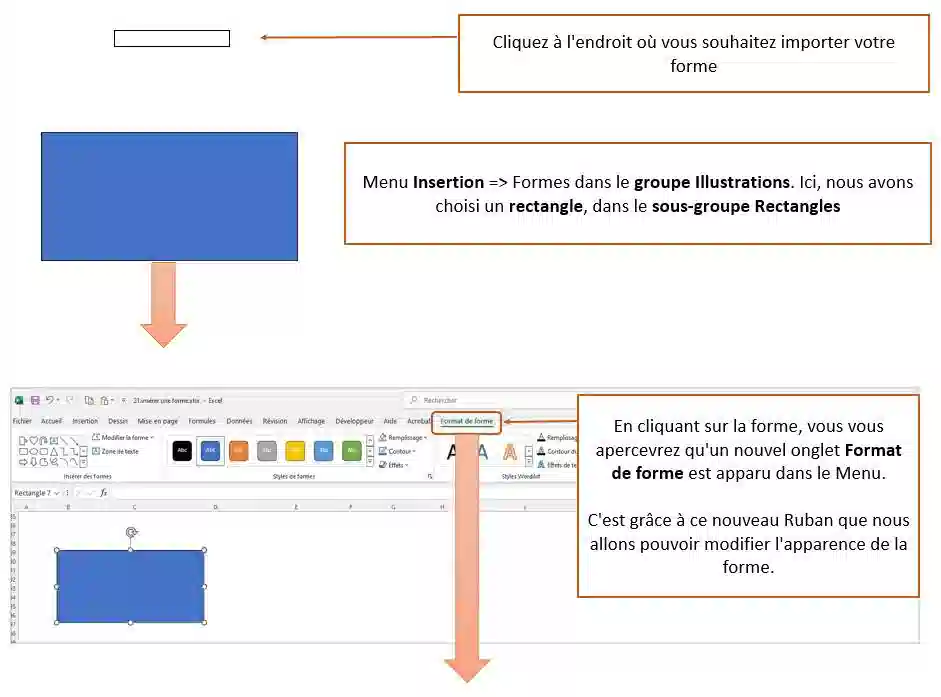 Insertion et modification images excel