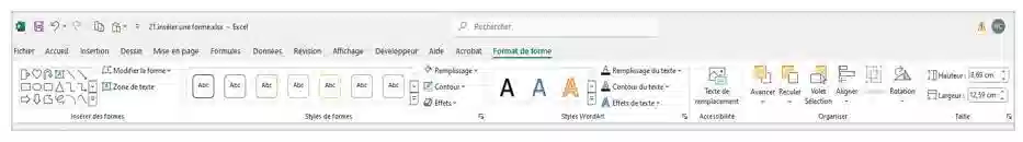 Insertion et modification images excel