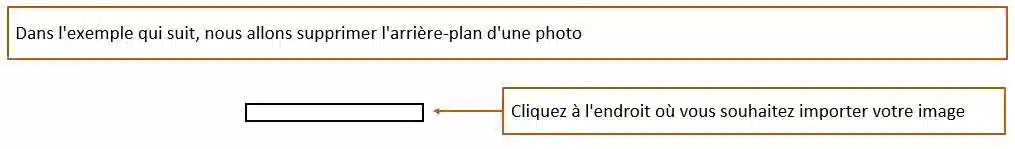 Insertion et modification images excel
