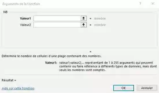 arguments fonction nb nbval