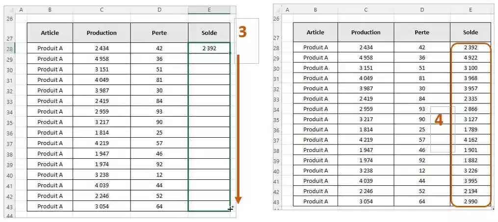 tri excel