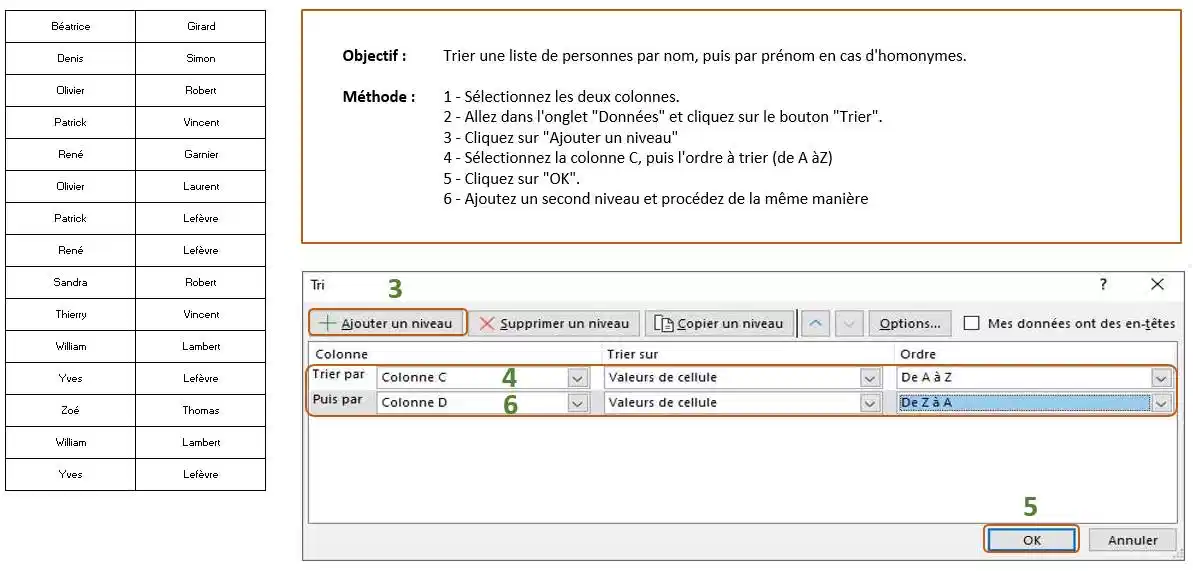 tri excel