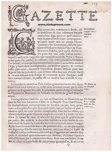gazette premier hebdomadaire francais.webp